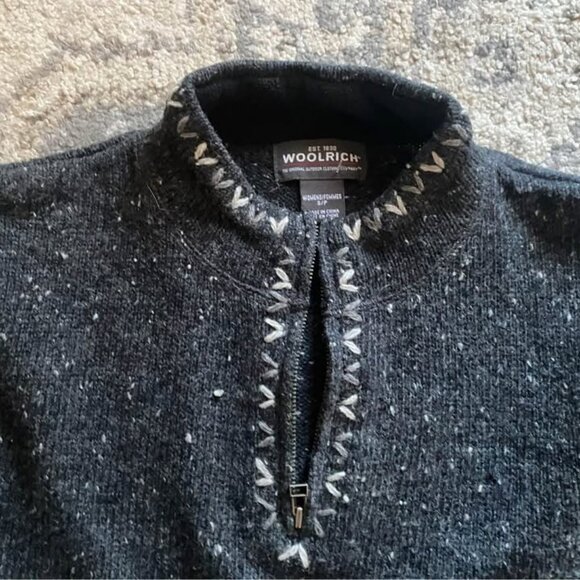 Woolrich Quarterzip Jumper - Picture 2 of 3